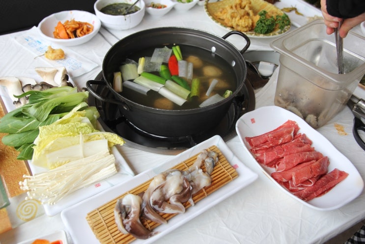  일산호수공원맛집 쭈꾸미샤브샤브 봄이니까~