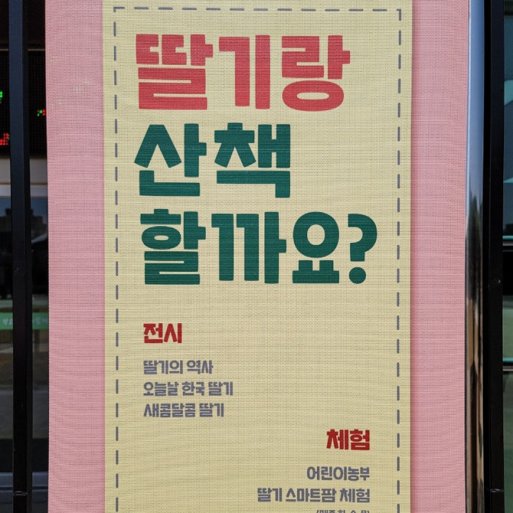  인천광역시 농업기술센터 딸기 전시회 및 체험 이용 방법, 인천 딸기체험 가능한 곳