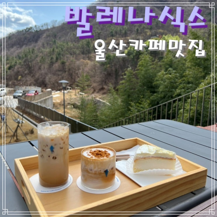  울산뷰맛집카페 발레나식스에서 커피마셔요~