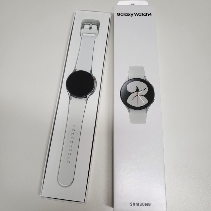 삼성 갤럭시워치4 실버40mm 블루투스 후기 + 카카오톡연동하기