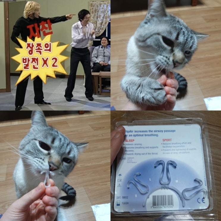  코골이방지기구 사용해본 후기(feat.아빠 탱크코골이가 과연..잡혔을까⁉️)