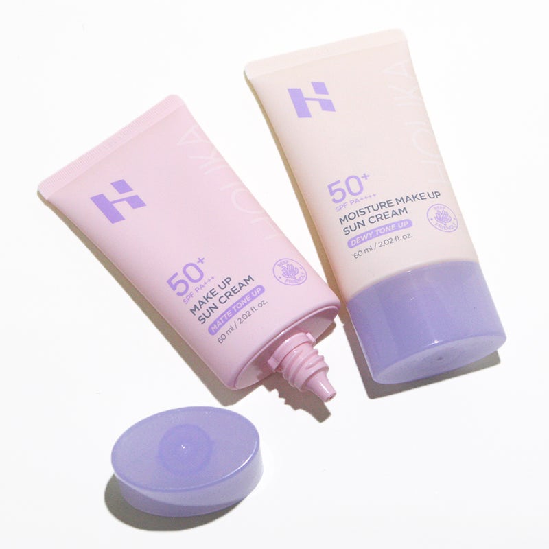 [홀리카홀리카] 보송하고 환한 피부로 톤업 :) 홀리카홀리카 메이크업 선크림, 모이스처 메....