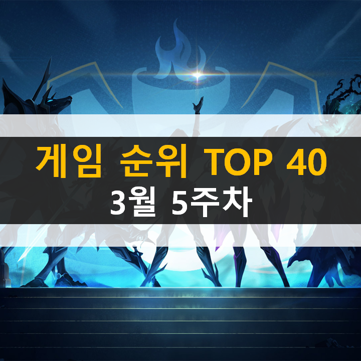 모바일, PC 온라인, 스팀 게임 순위 (2022년 3월 5주 차) 모바일, PC 온라인, 스팀 게임 순위 (2022년 3월 5주 차)