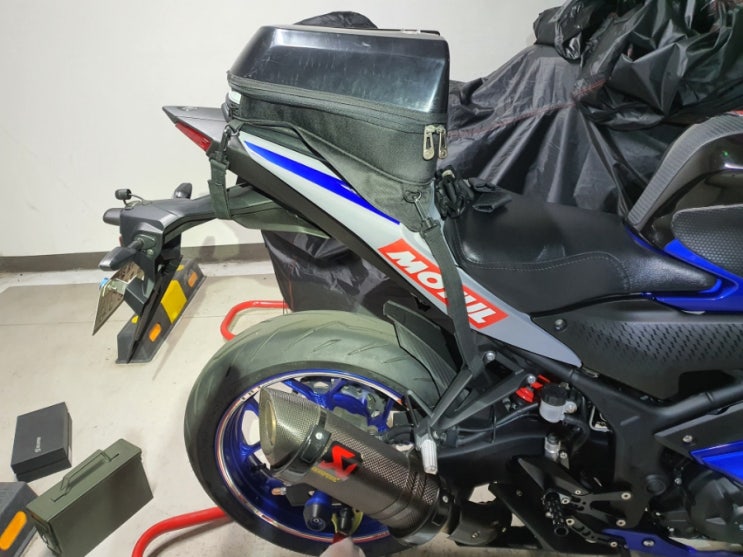  YZF-R3 2020 - 알리표 하드쉘 시트백 장착