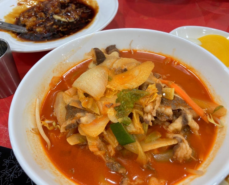  남영역 맛집, 얼큰한 수저가 차돌 짬뽕