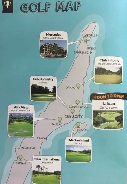 필리핀세부골프여행 세부에 있는 골프장 리스트와 위치 안내 - 세부자유여행일정경비견적/세부골프투어/세부풀빌라