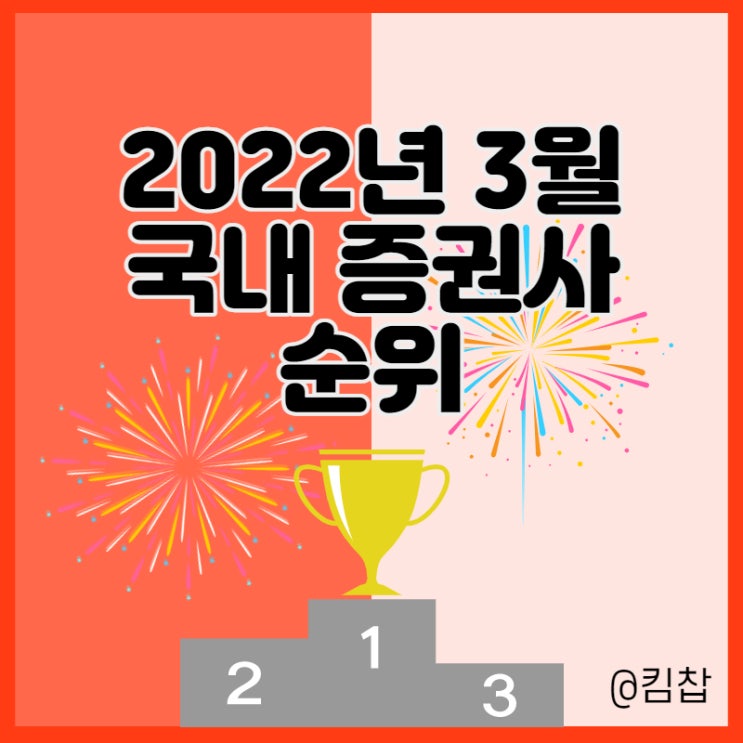 2022년 국내 증권사 순위 추천: 영업이익, IPO실적 등 2022년 국내 증권사 순위 추천: 영업이익, IPO실적 등