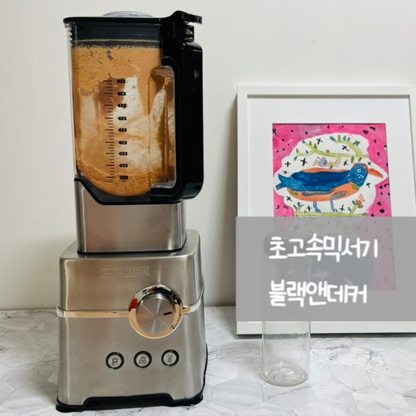 초고속믹서기 블랙앤데커로 망고 스무디 만들기
