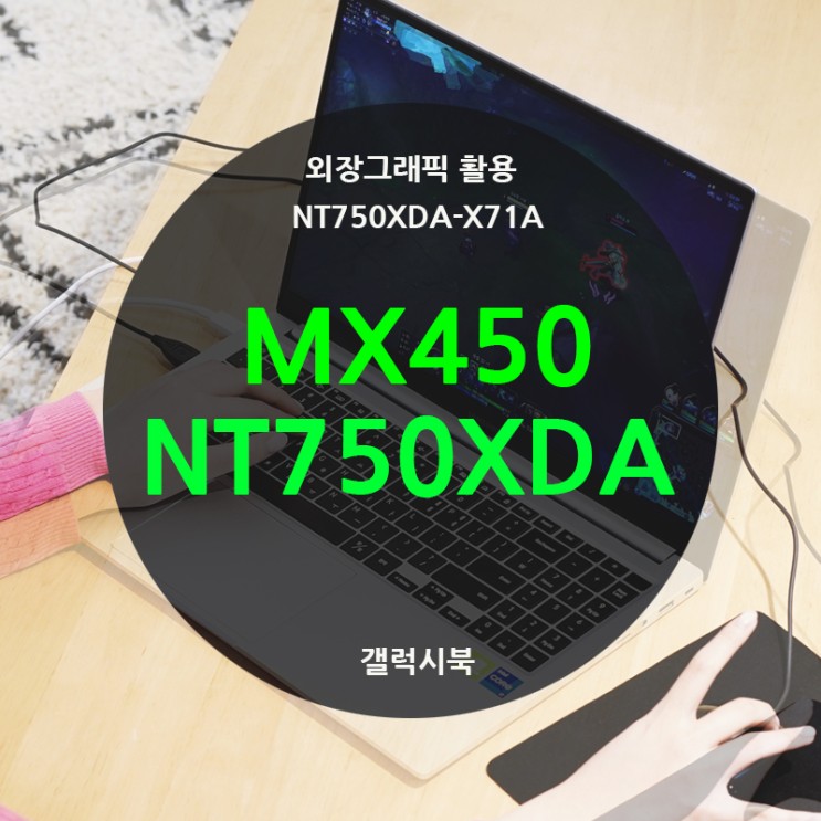 갤럭시북 외장 그래픽 MX450 노트북 활용 팁 (NT750XDA-X71A)