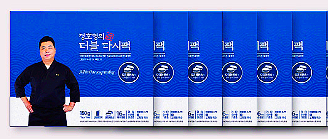  정호영의 정성담은 더블 다시팩/원물+코인육수