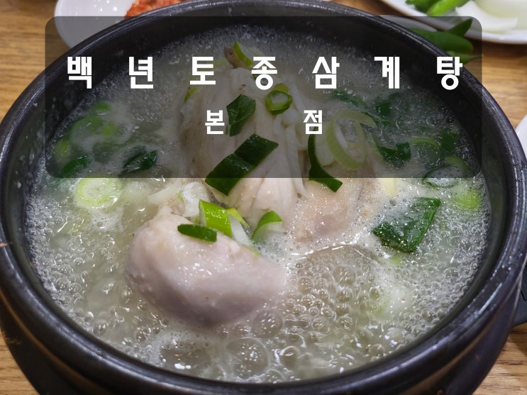  [서울/홍대 삼계탕 맛집] 세상의 모든 닭 "백년토종삼계탕 본점"
