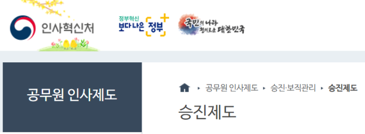  공무원 정년 65세 연장? 승진 진급 근속승진 소요기간