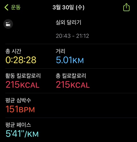 0330 운동기록