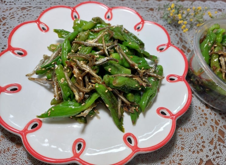 &lt;밑반찬&gt; 꽈리고추 조림 볶음  꽈리고추멸치간장볶음 꽈리고추 간장조림