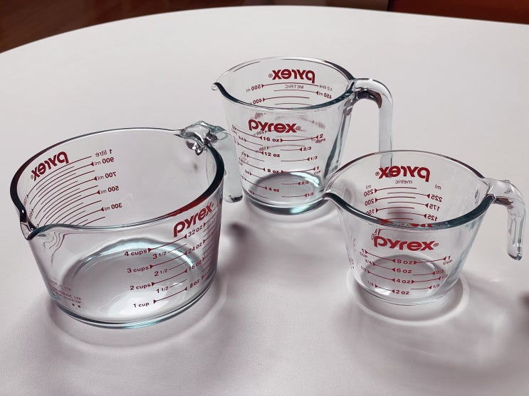  11번가 아마존 파이렉스 계량컵 3종세트 250ml, 500ml, 1L 구입! 코스트코 보다 좋은걸?