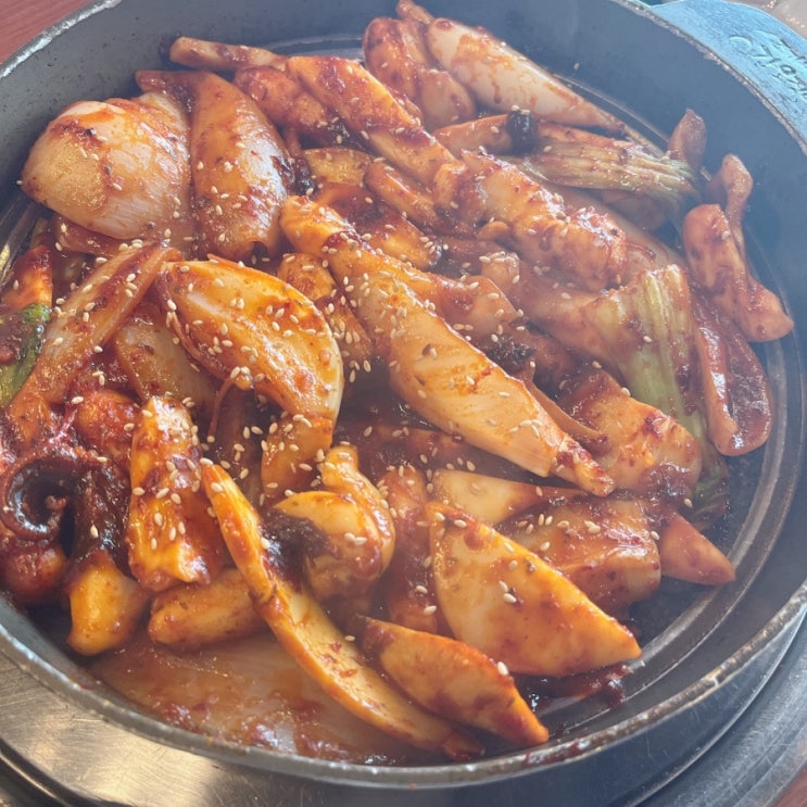  [관평동 한식] 가격이 있고 약간 맵지만 맛있어요 ㅜ 관평동 조가네 갑오징어 갑오징어볶음