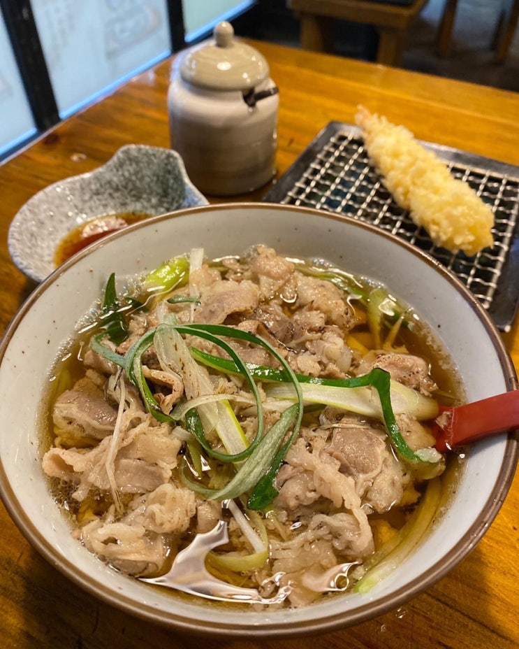 [분당 서현 맛집] 일본우동버스 투어가 떠오르던 사누키우동 맛집 : 진우동