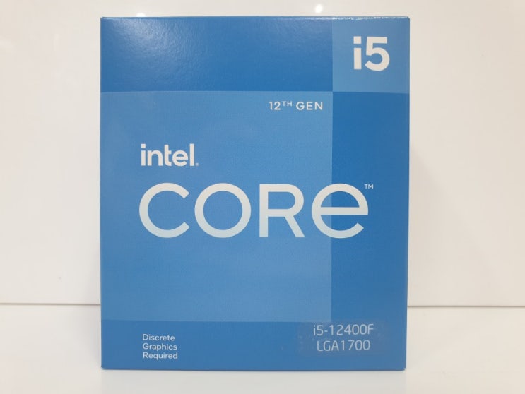 인텔 12세대 CPU i5-12400F 리뷰~!