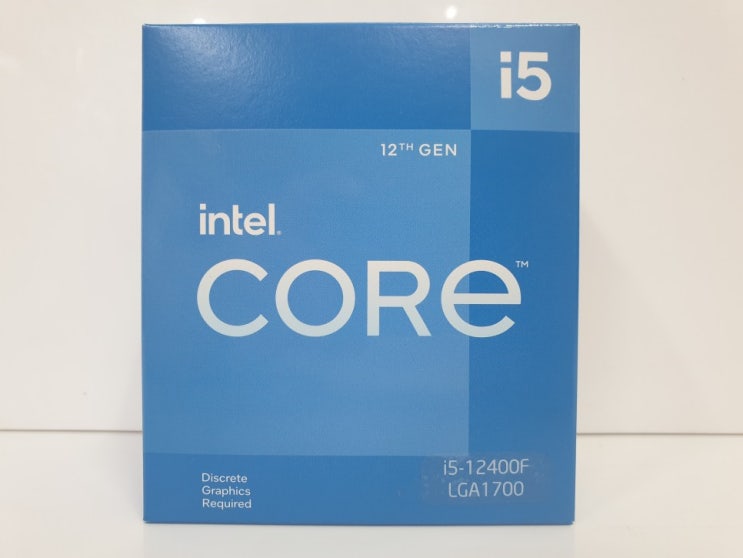  인텔 12세대 CPU i5-12400F 리뷰~!