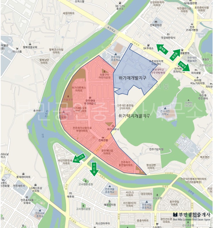  전주 하가지구 입지조건과 상권정보
