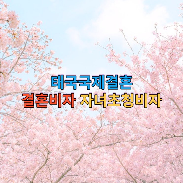 태국국제결혼_혼전자녀출생신고_결혼비자F6_자녀초청비자C3 허가 받았어요 태국국제결혼_혼전자녀출생신고_결혼비자F6_자녀초청비자C3 허가 받았어요
