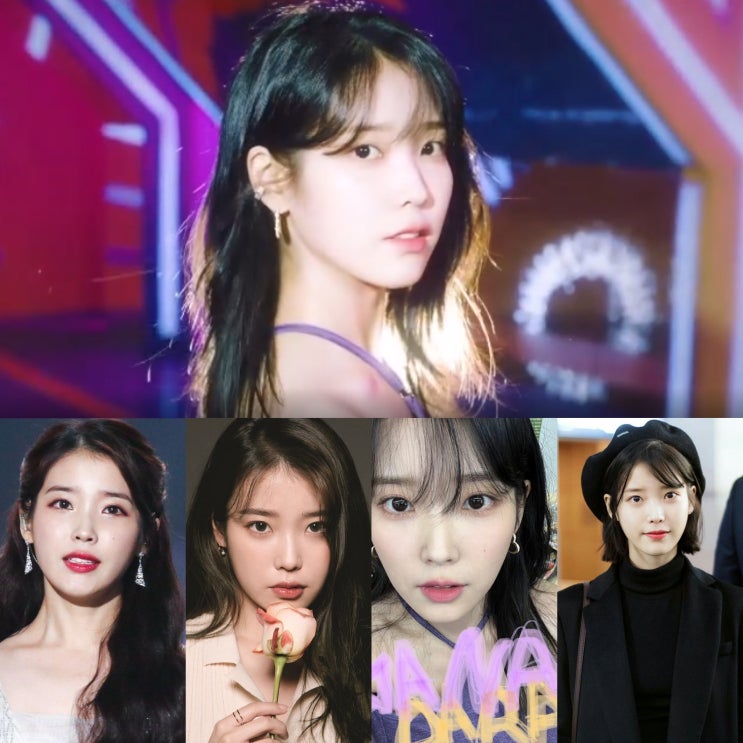 <b>아이유</b> 헤어스타일 모음 중단발 허쉬컷,단발펌,긴머리웨이브 다 잘 ....