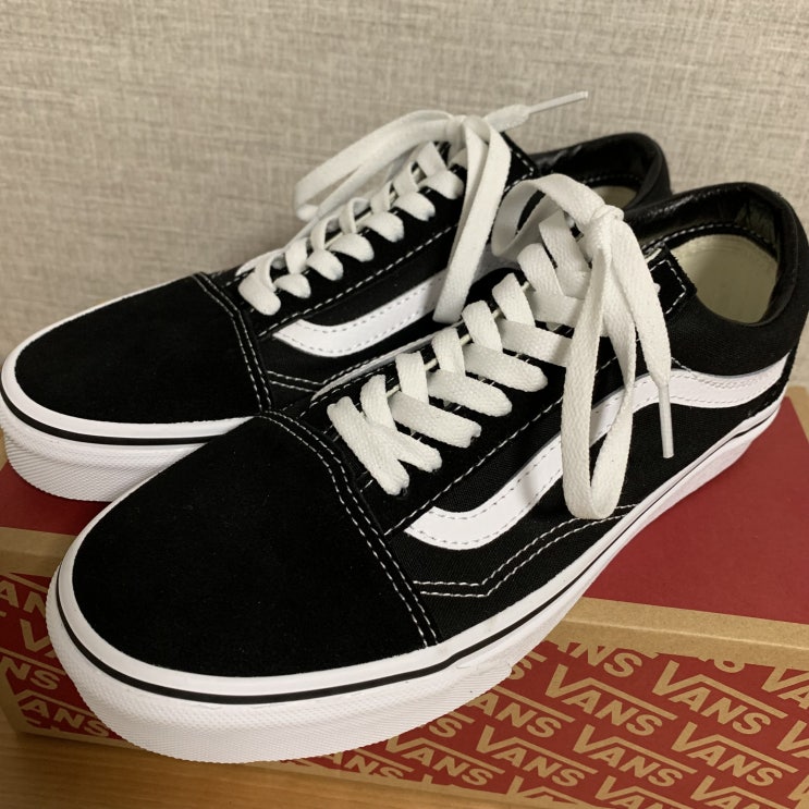 <반스 올드스쿨> VANS 올드스쿨 신발 끈 예쁘게 묶는 법 / 꿀팁 / 쉬운 방법