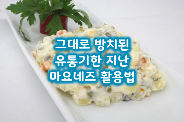  너무 많거나 그대로 방치된 유통기한 지난 마요네즈 활용법