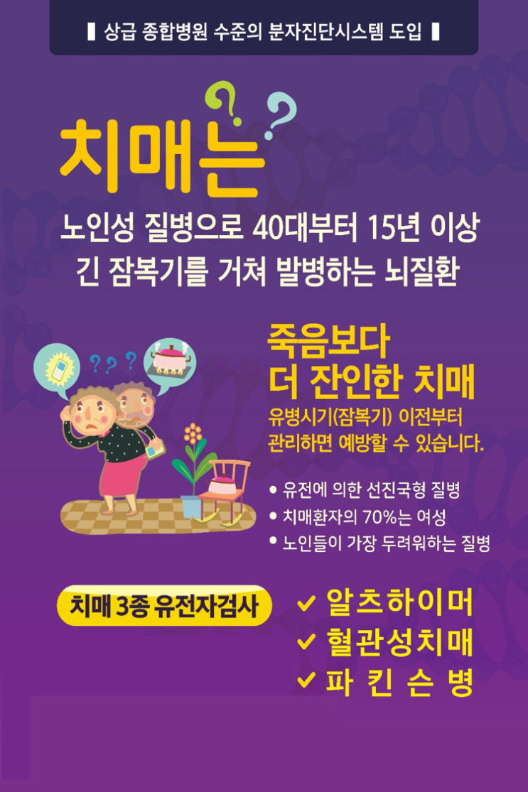  치매(癡呆), 질병예측 유전자 검사