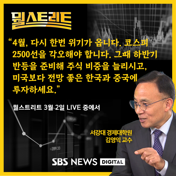  [SBS 뭘스트리트] "코스피 최대 위기 직면할 수도"...하반기 흐름은 회복할까?