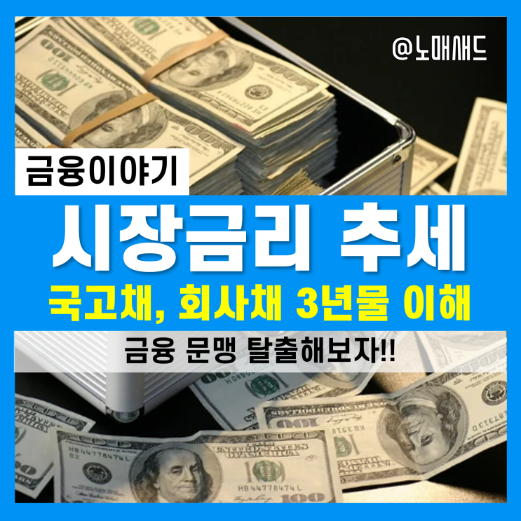 기준 금리인상 시기! 시장금리 추세는 국고채와 회사채 3년물의 스프레드로 파악 가능