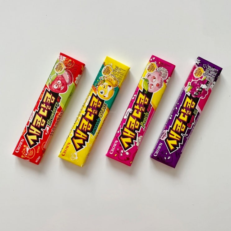  새콤달콤 딸기맛·포도맛·레몬맛·복숭아맛, 계속 손이 가는 멈출 수 없는 맛