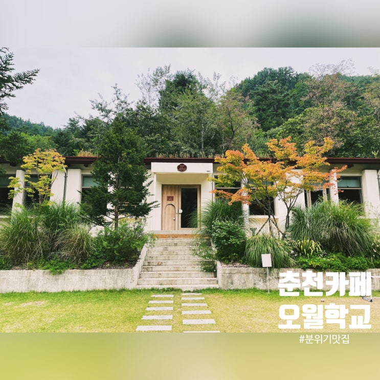  춘천 오월학교 - 당일치기로 가기 좋은 강원도 캠핑 감성 카페