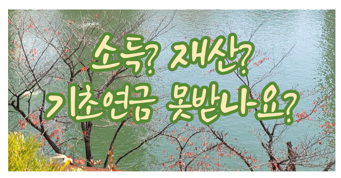 [EVENT] 00있으면 기초연금 못 받나요? 기초연금 소득인정액 팩.트.체.크!