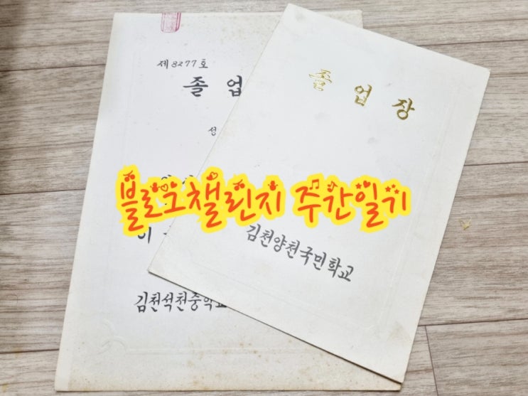  [블챌] 블로그챌린지 주간일기 9/23~9/29일