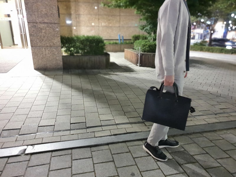빈폴 로이 서류가방(가격/상세샷/착용샷)