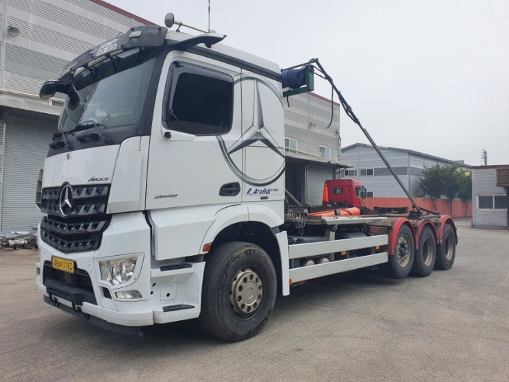  원쓰리암롤 벤츠암롤 암롤코리아 1+3암롤  아록스2848 BENZ AROCS2848 ARMROLLKOREA 8×6암롤 특트럭