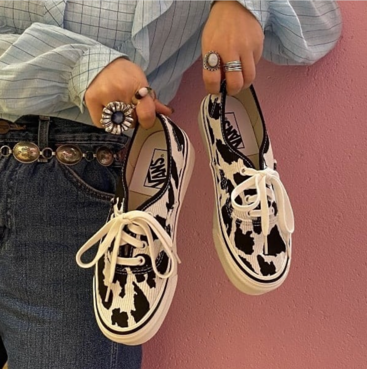  반스 애너하임 카우 프린트 (VANS)