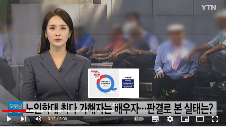 노인학대 최다 가해자는 자녀 아닌 배우자...판결로 본 학대 실태/YTN