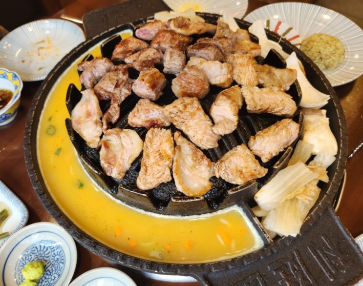  화성 병점 맛집! 리가든 초벌 돼서 나오는 목살, 갈매기살 맛있어️