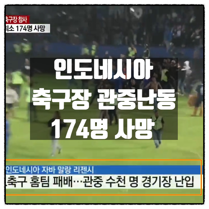  인도네시아 축구장 관중난동 174명사망 - 민도의 중요성