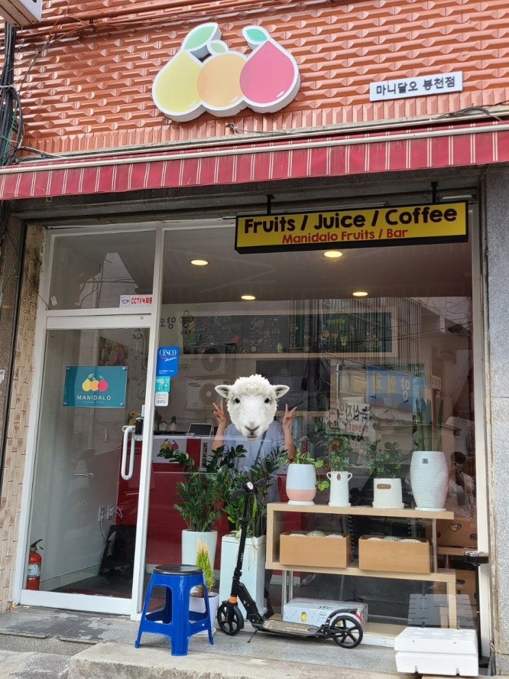  [마니달오 봉천점] 땡모반, 그린키위 주스