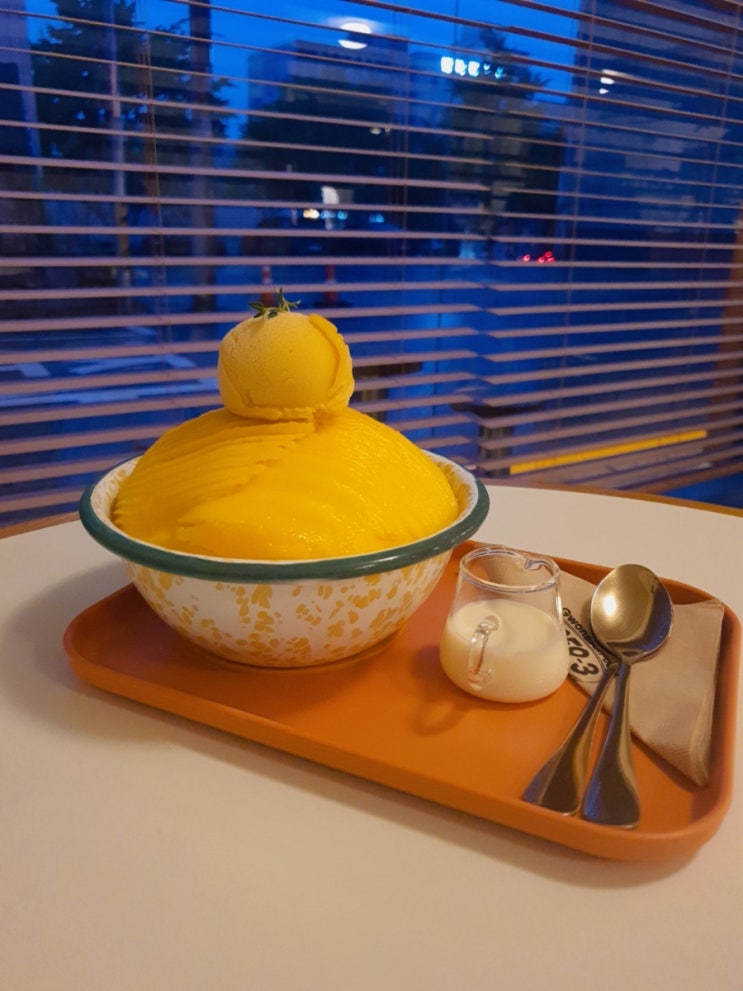  수원망고빙수 인스타맛집.수원터미널 1059-3카페 망고빙수