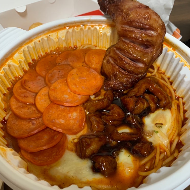  [천안/배달 맛집] 푸짐한 토핑, 매콤한 국물이 입맛 저격하는 돼지게티