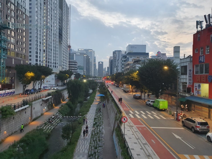 9월 4주차 주간일기 챌린지 - 청계천 산책