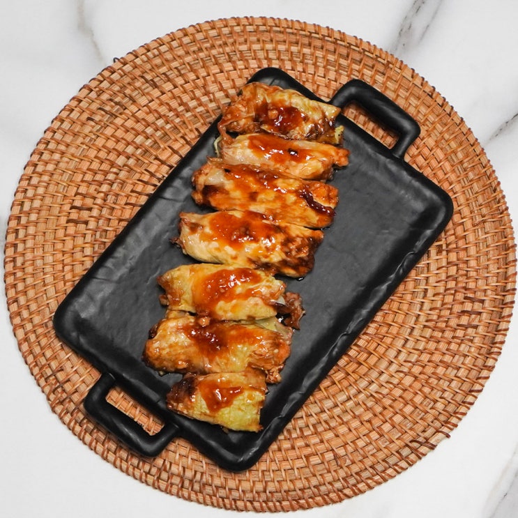 당뇨에 좋은 양배추 두부찜  맛있는 다이어트 에어후라이기 요리