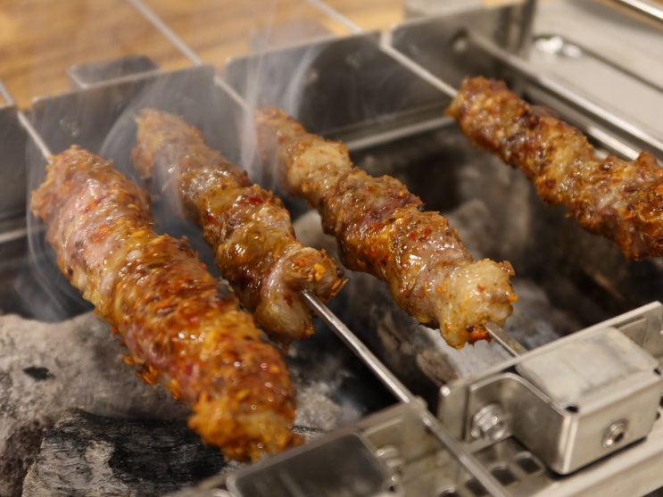  건대 양꼬치 맛집 텐텐양꼬치 - 꿔바로우에 반찬까지 맛있다니!