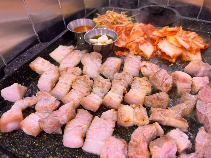  부천 중동 고기집 삼겹살 돼슐랭 다녀온 후기 흠흠