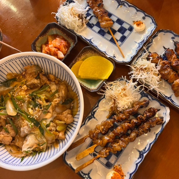  부천역 이자카야 밥집 대림국수 부천 숯불꼬치 덮밥 비빔면 마이쏘