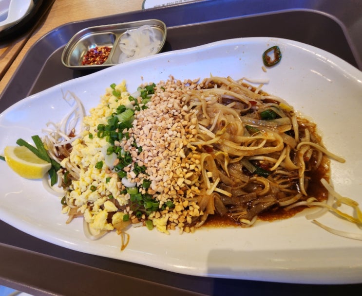 안성 스타필드 식당가 푸드코트 맛집, 우육탕면 팟타이 뽀모도로 후기
